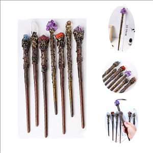 Natural Healing Crystal Scepter Crystal Raw Stone Role Play Wand Crystal Crafts